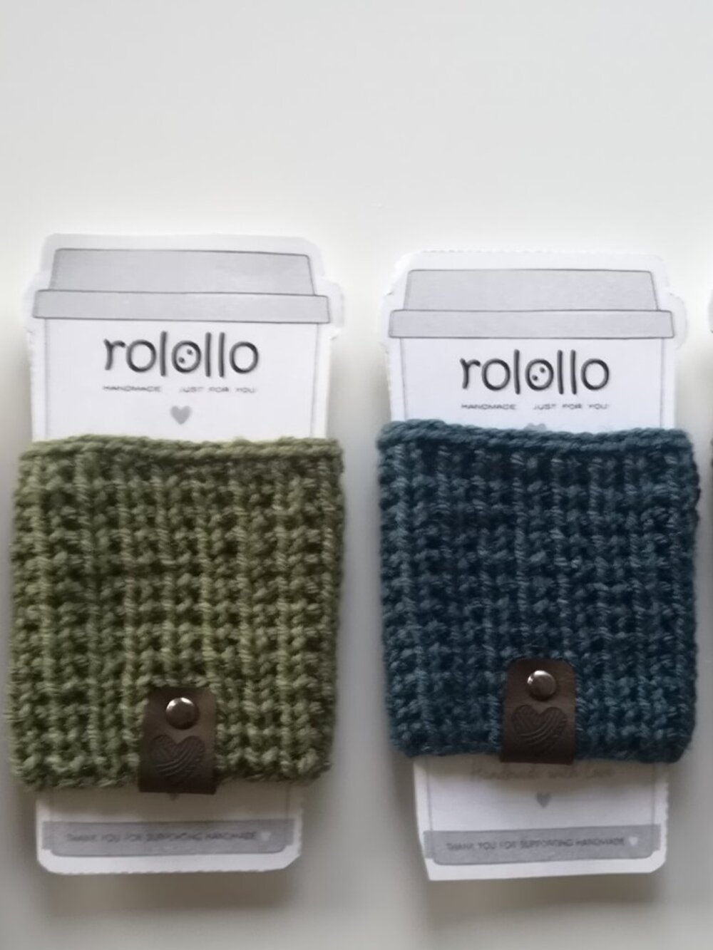 HandKnit Cup & Can Cozy–Reusable Coffee Sleeves
